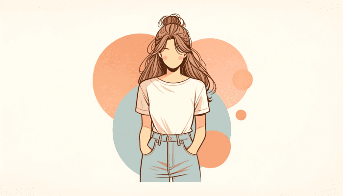 Esquisse de Clara Dubois, personnage contemporain