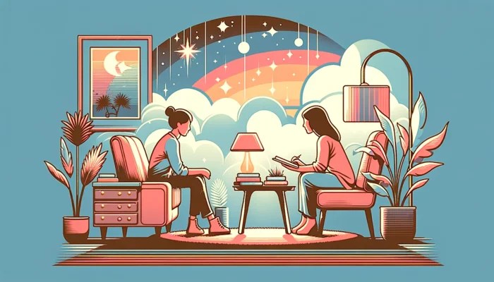 Un écrivain discutant avec un bêta lecteur