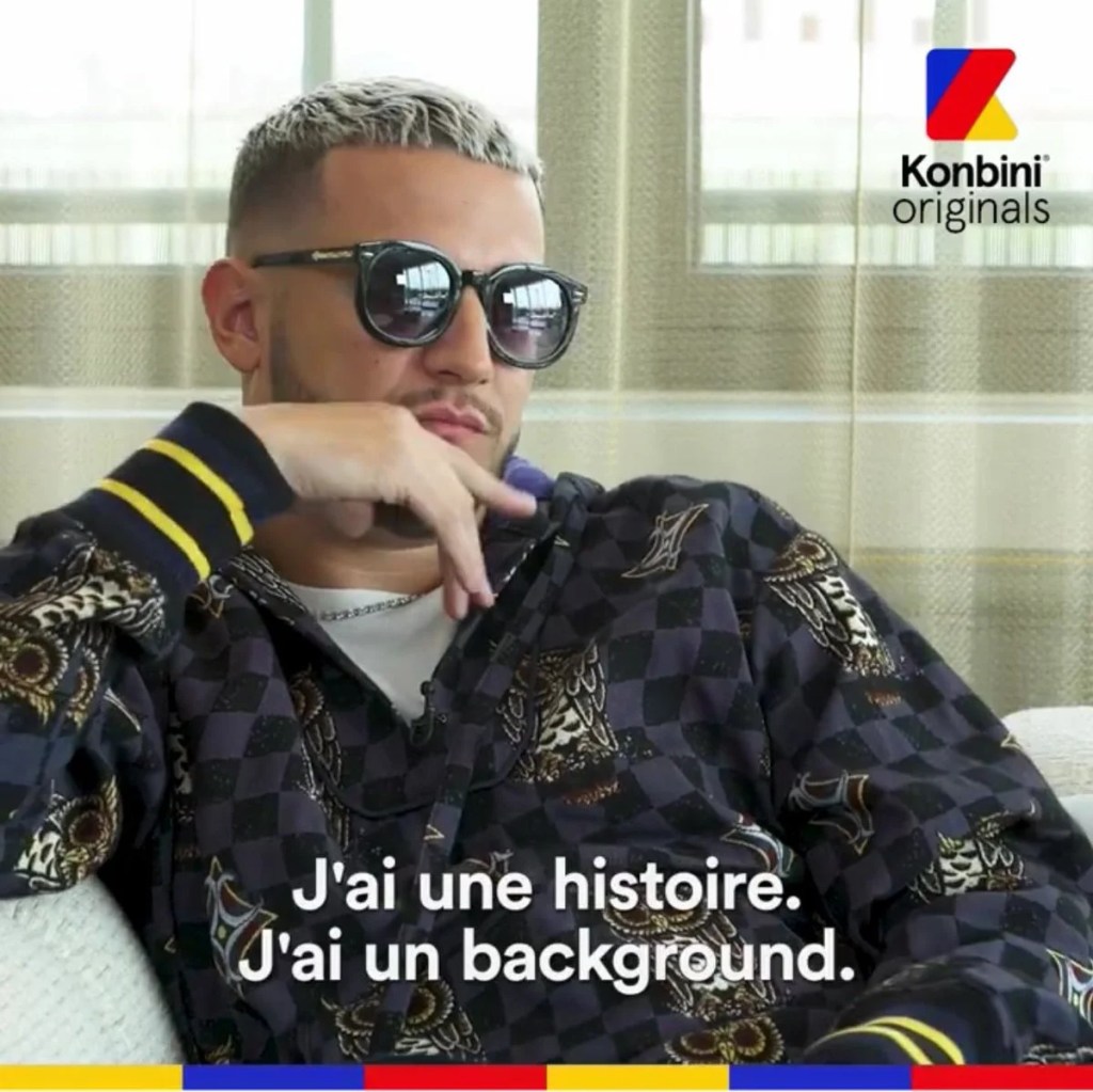 DJ Snake qui dit"J'ai une histoire, j'ai un background"
