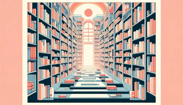 Une bibliothèque remplie de livres représentant la bibliodiversité