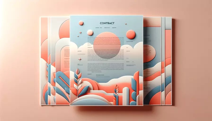 Représentation d'un contrat d'édition