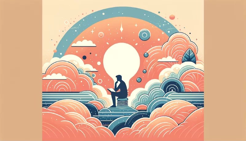 Un auteur en train de chercher des idées de roman